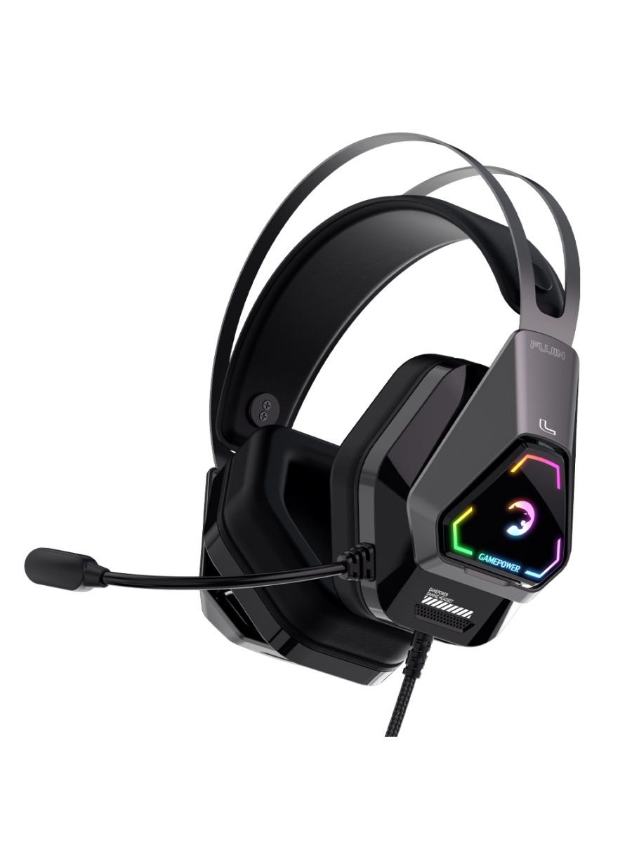 GamePower Fujin Siyah 7.1 RGB Oyuncu Kulaklığı GamePower Fujin Siyah 7.1 RGB Oyuncu Kulaklığı